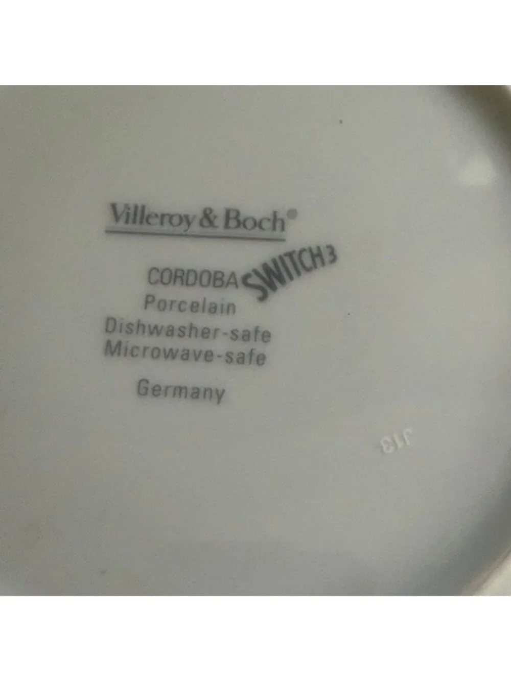Villeroy & Boch Cordoba Switch 3 Collection Blue Bird 8.25